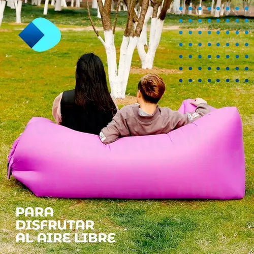 Sofá Cama Inflable 2 en 1 🌴🔥 ¡Comodidad Portátil al Instante!🔥🌴